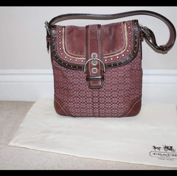 Vintage Coach Designer 2way Bag.HOBO and Crossbody - Picture 1 of 2
